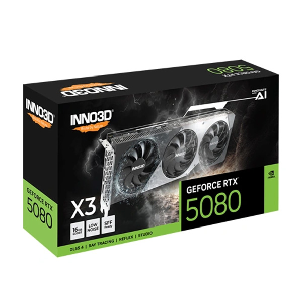 INNO3D RTX 5080 X3 16GB GDDR7 SFF Graphics Card