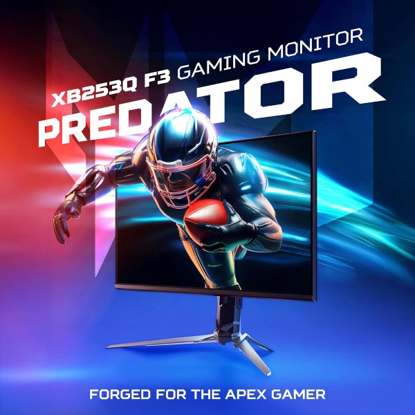 Acer Predator XB253Q F3 25-inch FHD 320hz 1ms IPS Panel Gaming Monitor