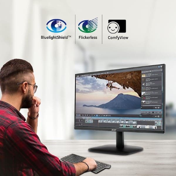 Acer EK220Q-E3 22-inch full HD (1920 x 1080) 100Hz, 5ms, IPS panel monitor with HDMI