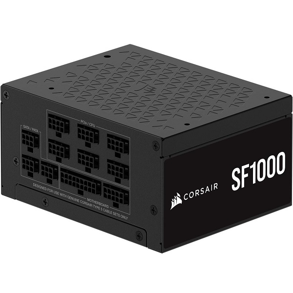 Corsair SF1000 Fully Modular ATX 3.1 1000 Watt 80 plus Platinum Certified SFX Power Supply