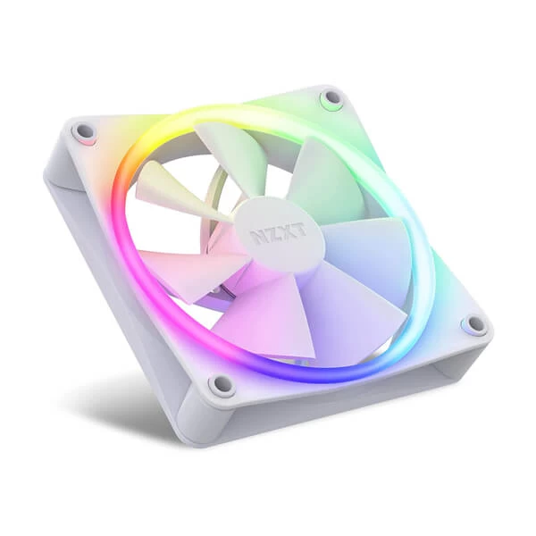NZXT F120 RGB Duo White 120mm PWM RGB Case Fan (Single Pack)