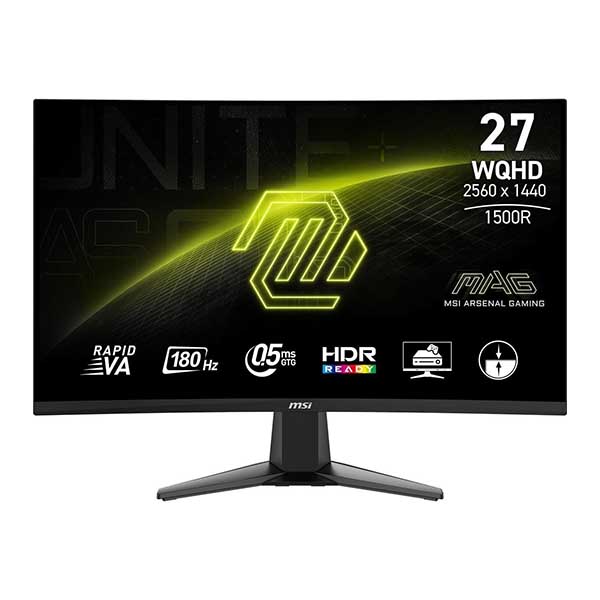 MSI qhd-monitor [MAG27CQ6F] (180hz 27in curved gaming va)