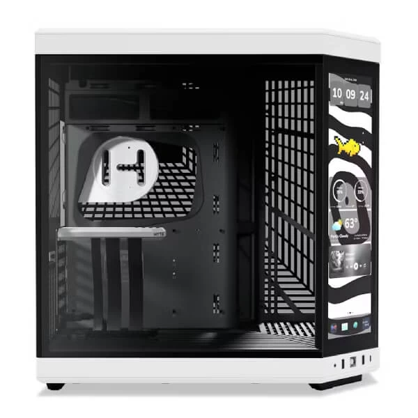 Hyte Y70 Touch Infinite Panda Mid-Tower E-ATX Cabinet (White/Black)