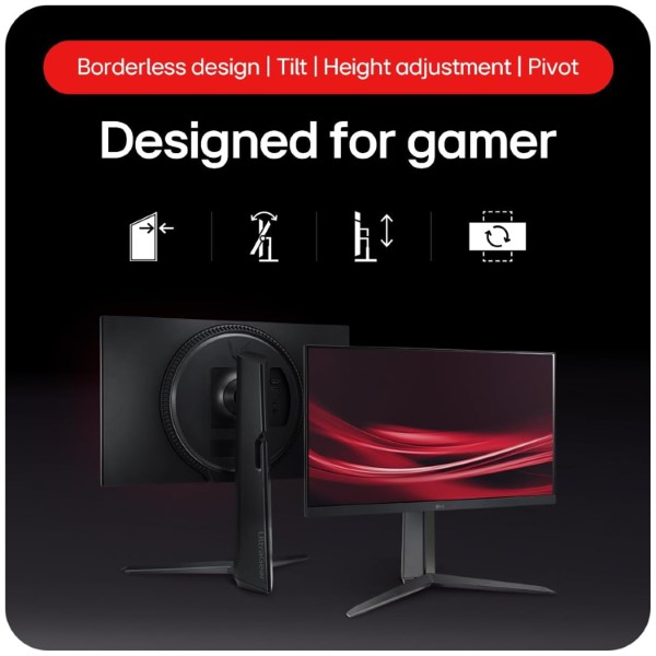 LG UltraGear 24GS65F-B 24-Inch FHD 180Hz 1ms IPS Gaming Monitor