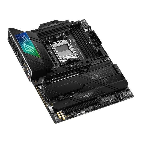 Asus Rog Strix X670E-F Gaming WIFI AMD AM5 LGA 1718 DDR5 ATX motherboard with Ryzen 7000 Series processor support