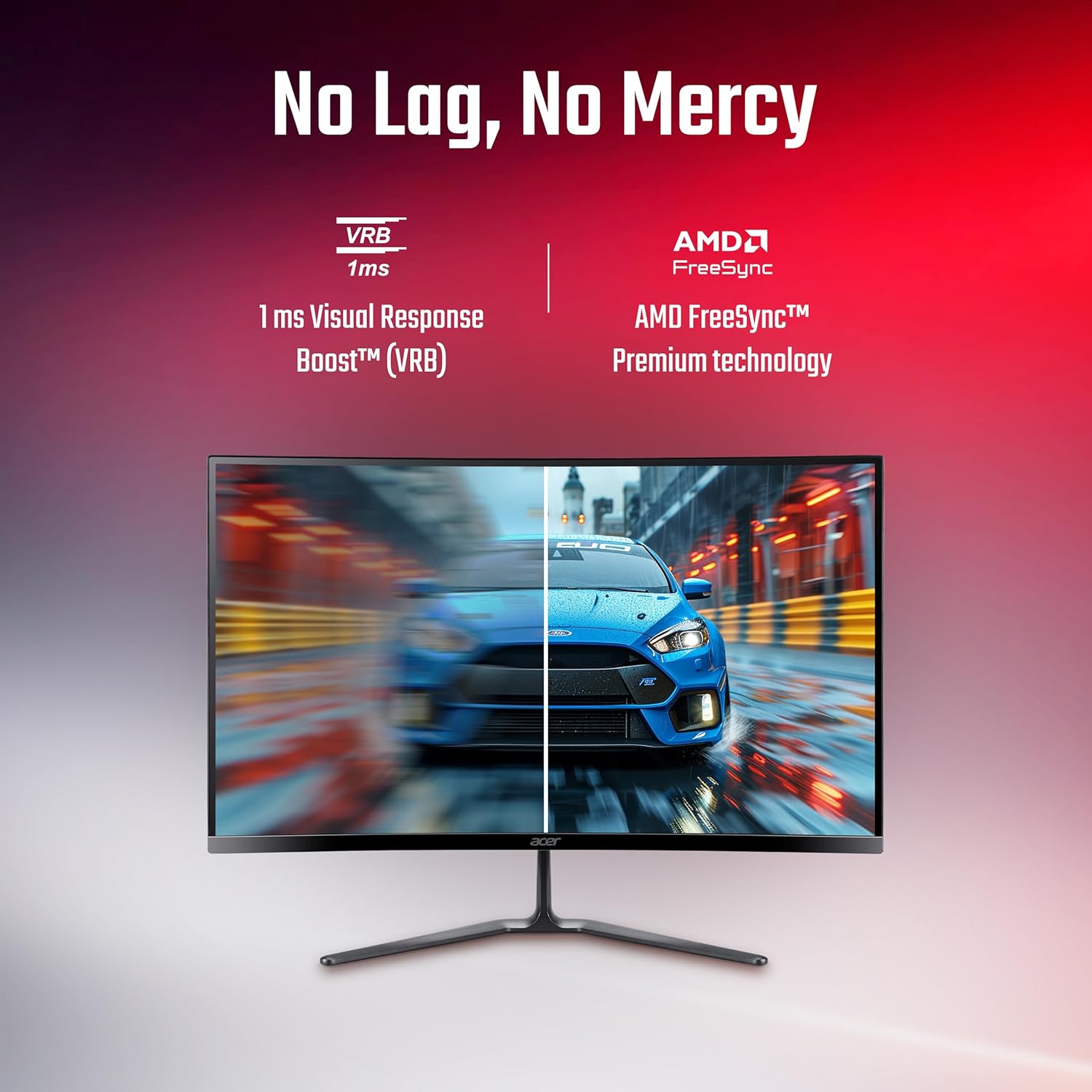 ACER ED270 X0 27-Inch Full HD 200Hz 1Ms VA Panel Curved Gaming Monitor