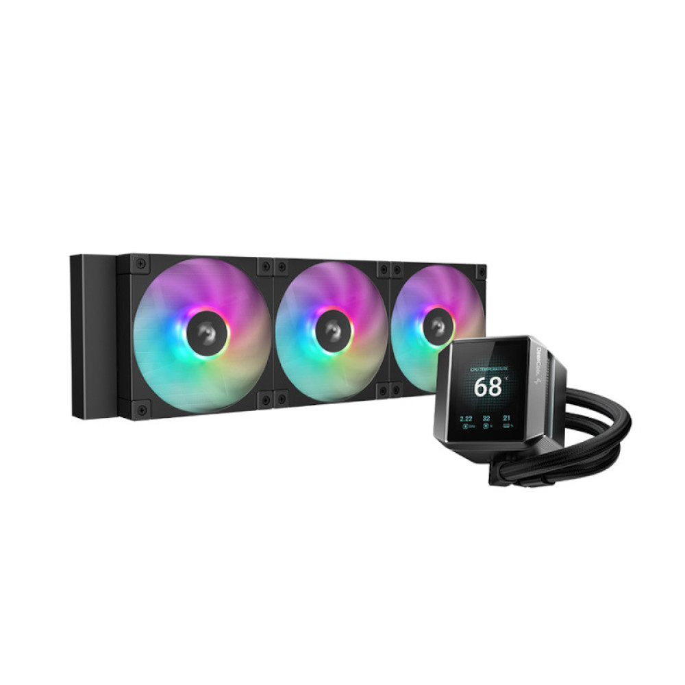 Deepcool Mystique 360 ARGB 360mm Liquid CPU Cooler (R-LX750-BKADSNC-G-1)