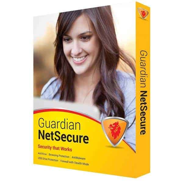 Guardian NetSecure 1PC 1-year antivirus.