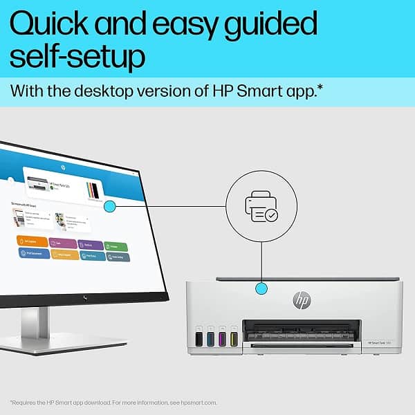 HP Smart Tank 520 All-in-One Multifunction Color Printer (Print, Scan, Copy)