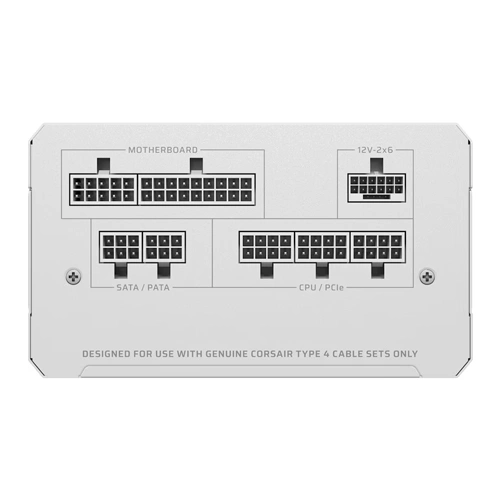 Corsair RM850e 850 Watt ATX 3.1 Gold Certification Fully Modular Power Supply WHITE