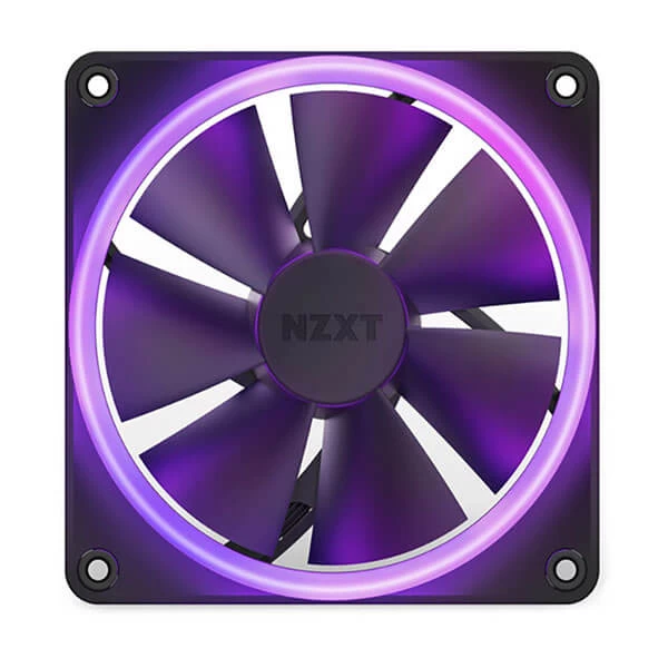 NZXT F120 RGB Duo Black 120mm PWM RGB Case Fan with RGB Controller (Triple Pack)