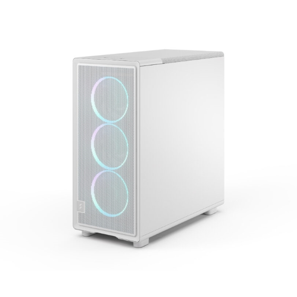Fractal Design Epoch White TG RGB Light Tint Tempered Glass Side panel Atx Mid Tower Cabinet