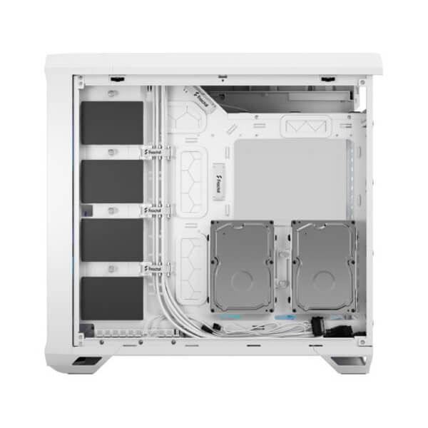 Fractal Design Torrent RGB White TG Clear Tint E-ATX Mid Tower Cabinet White