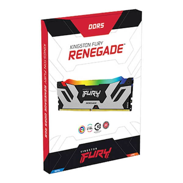 Kingston Fury Renegade RGB 16GB 6000MHz DDR5 CL32 Desktop Memory