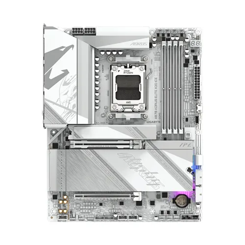 Gigabyte X870  Aorus Elite X3D Ice AMD AM5 Ddr5 Atx Motherboard