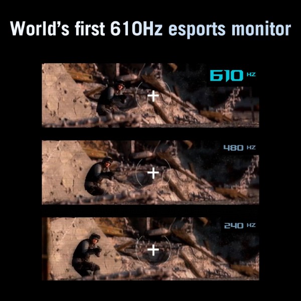 ASUS ROG Strix XG248QSG Ace 24-inch 610hz 0.1ms TN Panel Gaming Monitor