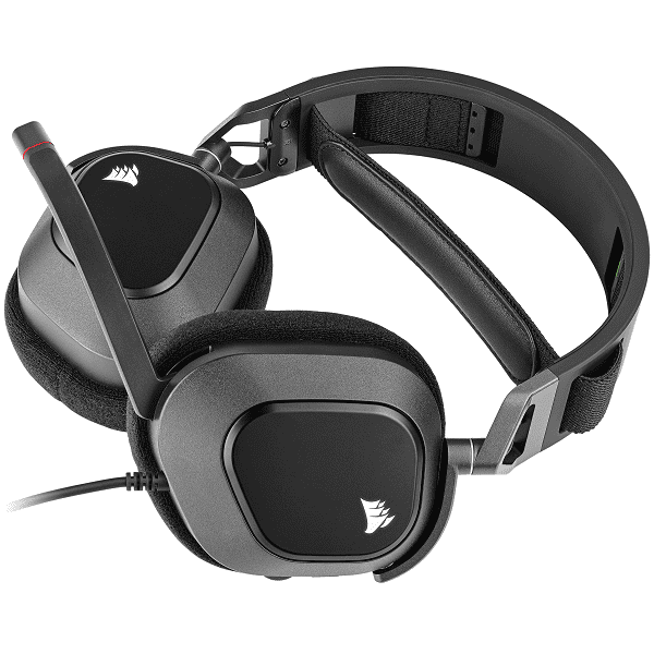 Corsair HS80 RGB Wired Gaming Headset With USB connection and Dolby 7.1 Sound (Carbon Black)