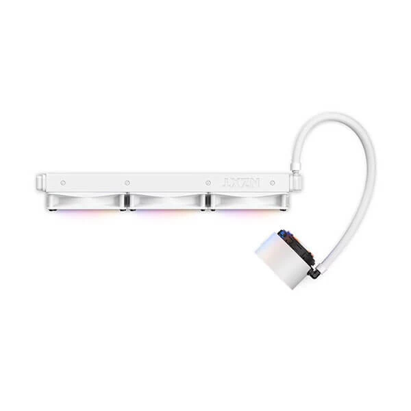 NZXT Kraken Elite 360 RGB WH 360mm All-in-One Liquid CPU Cooler with LCD Display (White)