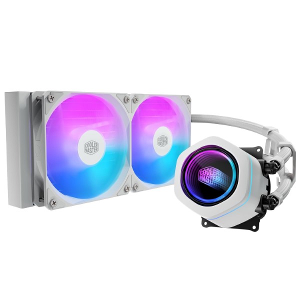 Cooler master Master Liquid Core NEX 240 ARGB CPU Liquid Cooler White