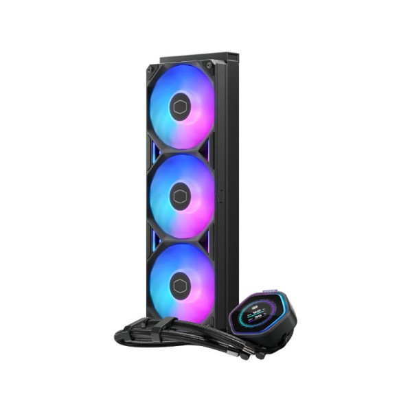 Cooler Master Masterliquid Atmos II 360 LCD 360mm CPU Liquid Cooler (Black)