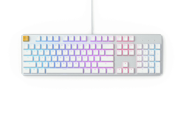 Glorious GMMK Fullsize White Mechanical Keyboard