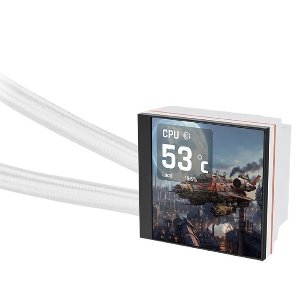 Thermaltake MAGFloe 360 Ultra Snow ARGB Sync 360mm AIO Liquid Cooler (White)
