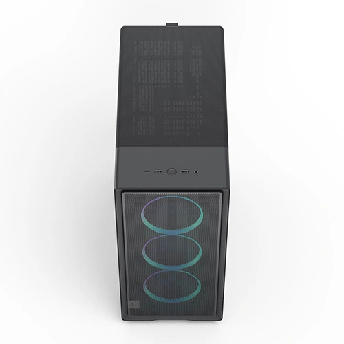 Fractal Design Epoch Black TG RGB Light Tint Tempered Glass Side panel Atx Mid Tower Cabinet