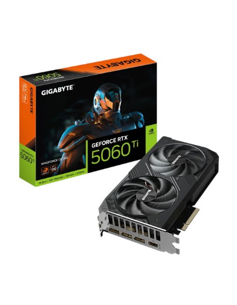Gigabyte RTX 5060TI Windforce OC V2 16GB GDDR7 Graphics Card
