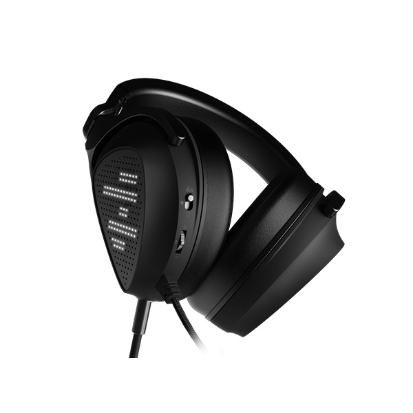 ASUS ROG Delta S Animate lightweight USB-C gaming headset with Anime Matrix display
