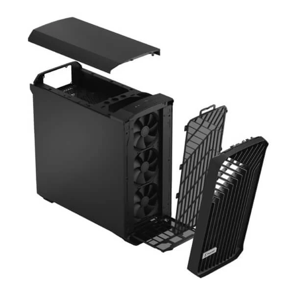 Fractal Design Torrent Black Solid Mid-Tower ATX Cabinet with Front Mesh & Side Glass Panel