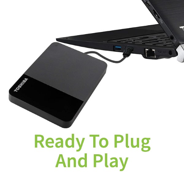 Toshiba Canvio Ready 4TB Portable Hard Drive With Super Speed USB 3.0