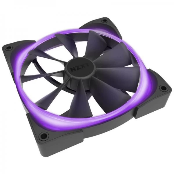 NZXT AER RGB 2 120mm Cabinet Fan Powered by Hue 2 (Single Pack)