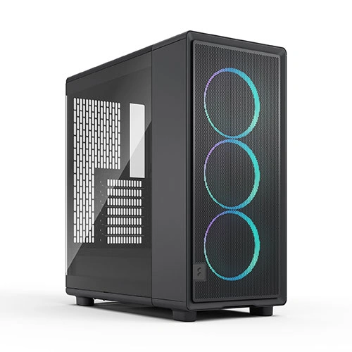 Fractal Design Epoch Black TG RGB Light Tint Tempered Glass Side panel Atx Mid Tower Cabinet