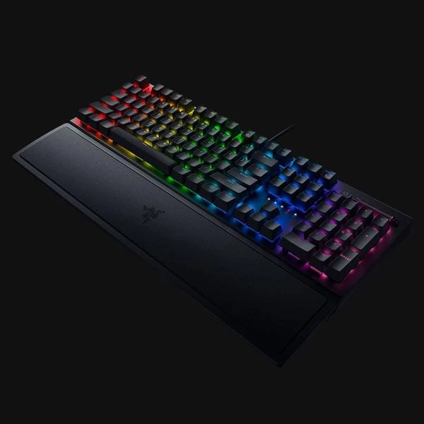 Razer BlackWidow V3 RGB Wired Mechanical Keyboard with Wrist Rest (Green Switches)