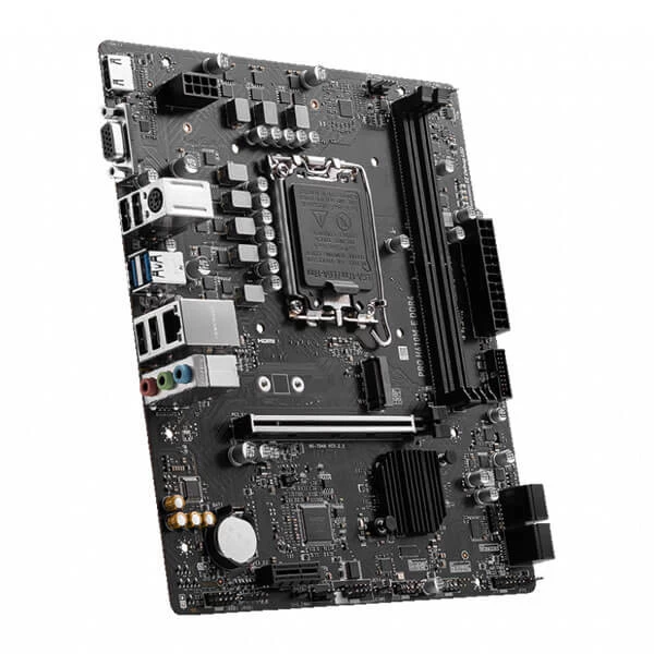 MSI Pro H610M-E DDR4 Intel 12th Gen LGA1700 M-ATX Motherboard