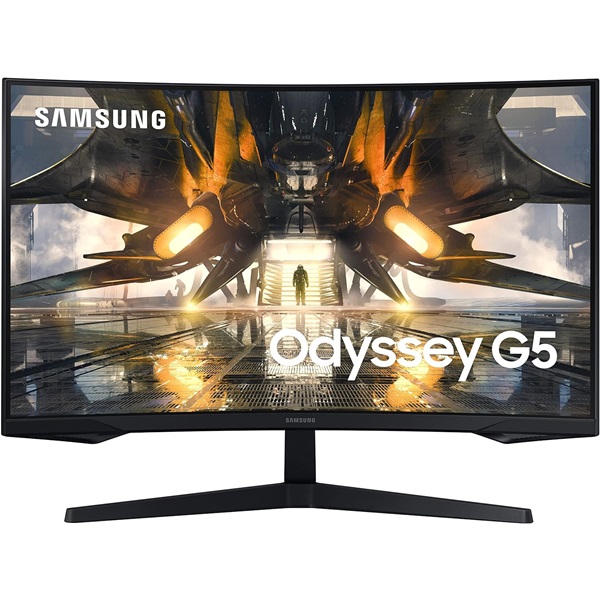 Samsung Odyssey G5 LS32CG550EWXXL 32-Inch WQHD VA Panel 165Hz 1MS Curved Gaming Monitor