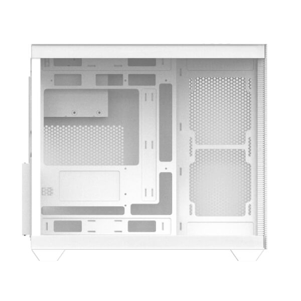 Cooler Master CD600 White Mid-Tower ATX Cabinet with Tempered Glass Panels