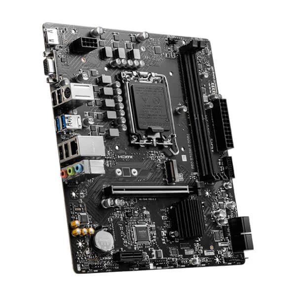 MSI Pro B760M-E DDR4 Intel 13th/12th Gen LGA 1700 M-ATX Motherboard