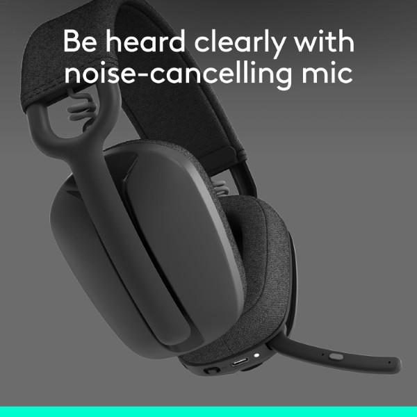 Logitech Zone Vibe 100 Lightweight Wireless Bluetooth Over-Ear Headphone
