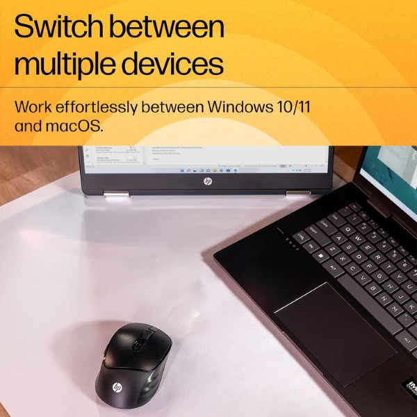 HP M120 Wireless Mouse with USB-A 2.4ghz nano Dongle
