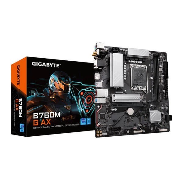 Gigabyte B760M G AX Intel LGA1700 WiFi6E DDR5 Micro ATX Motherboard