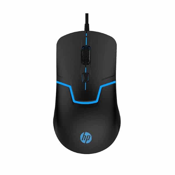 HP M100 USB Wired Gaming Mouse with LED Backlight and Adjustable DPI Button