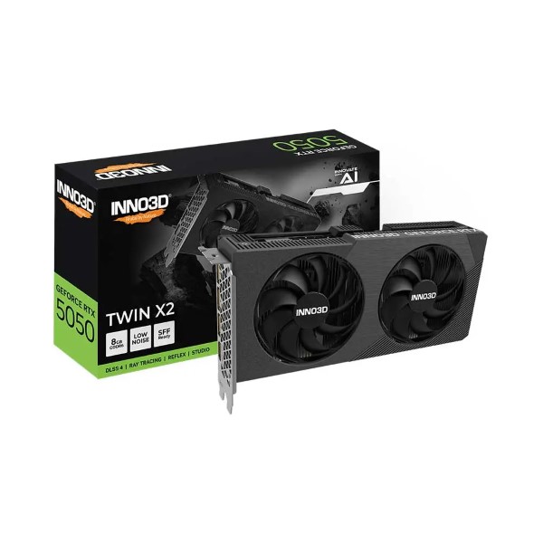 Inno3D GeForce RTX 5050 Twin X2 8GB GDDR6 Graphics Card