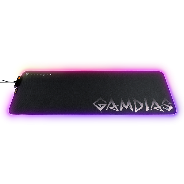 Gamdias Nyx-P3 Multi-Colored RGB Gaming Mousepad with 10 ARGB LED Effects and Non-Slip Rubber Base