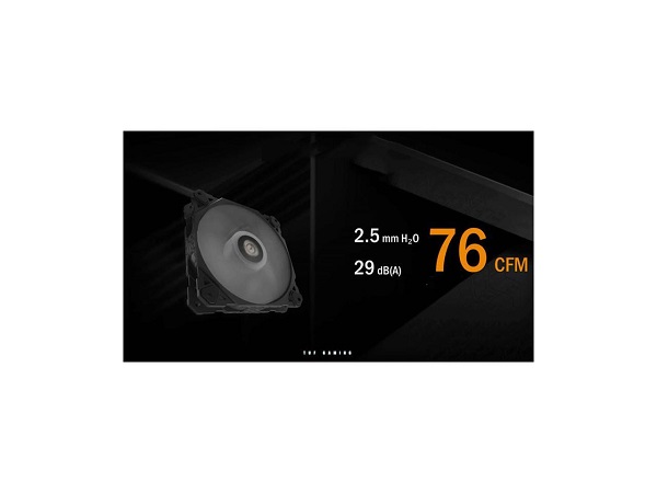 Asus Tuf Gaming TF120 ARGB 120mm PWM case fan (single pack)