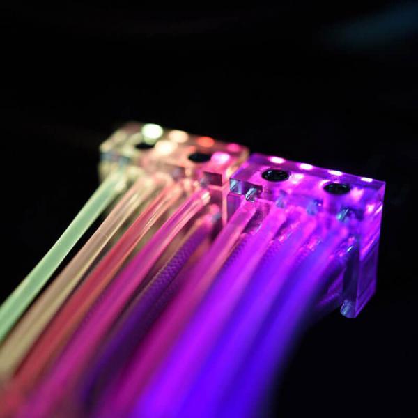 Lian Li Strimer 8-Pin RGB PCI-E extension cable for graphics cards (G89.PW8-8.IN).