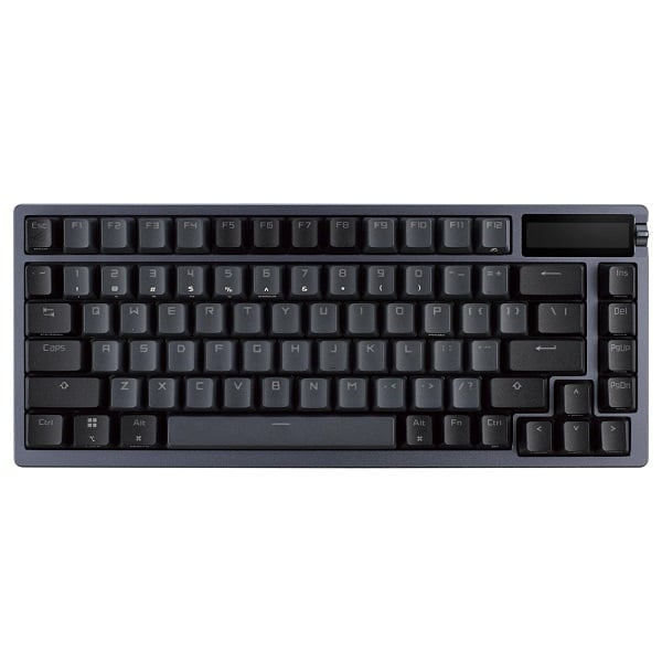 Asus ROG Azoth RGB mechanical 75% wireless gaming keyboard with hot swappable ROG NX mechanical switches and OLED display