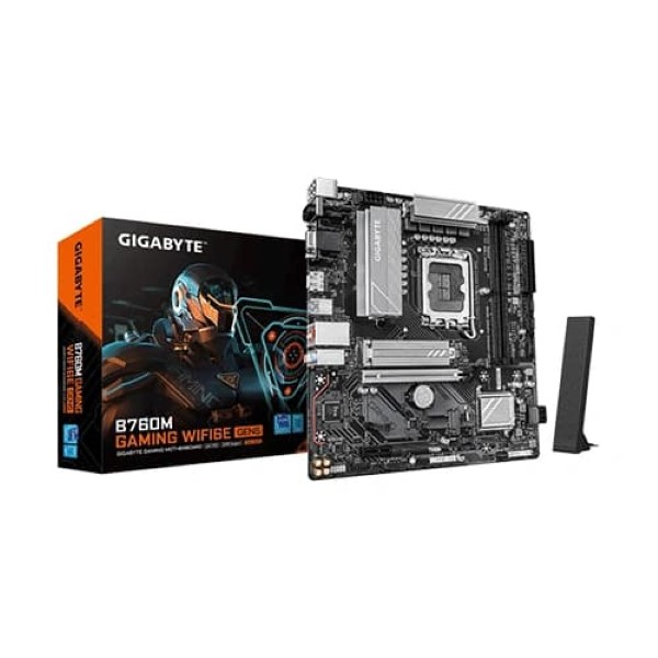 Gigabyte B760M Gaming WiFi6E M-ATX DDR5 Motherboard