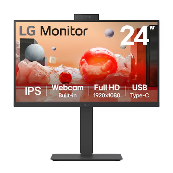 LG 24BA850-B 24 Inch FHD 100Hz 5ms IPS Panel Monitor (Black)