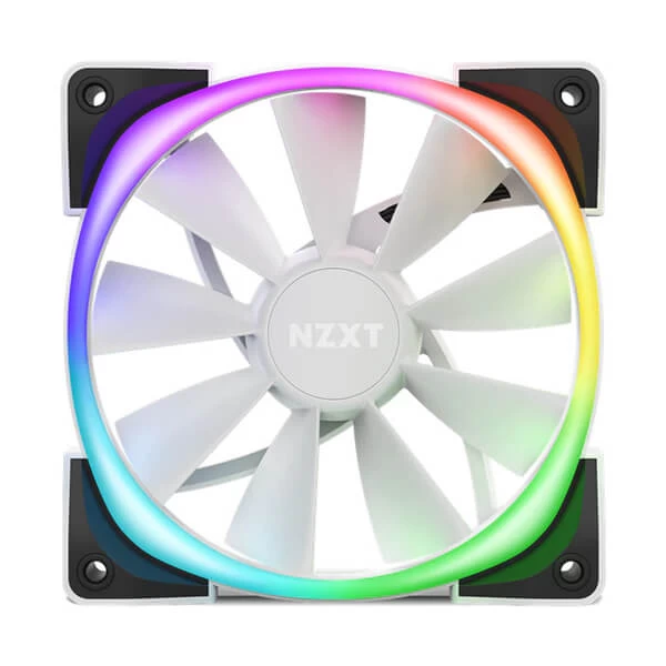 NZXT AER RGB 2 120mm Cabinet Fan-White (Single Pack)